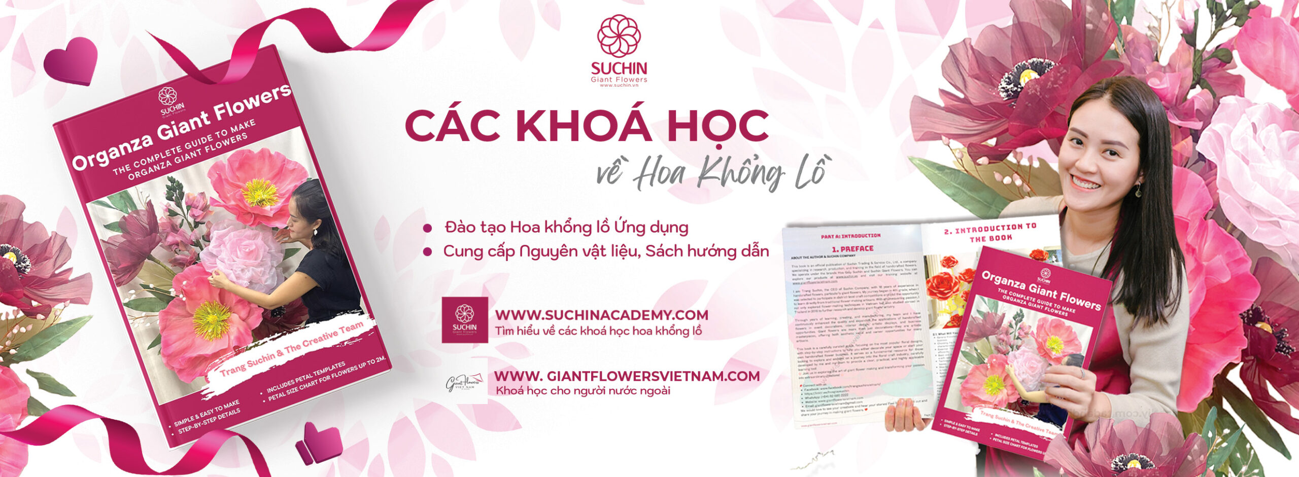 Khóa học làm hoa khổng lồ sáng tạo | Suchin Academy