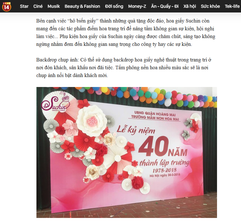 lý do lựa chọn hoa giấy