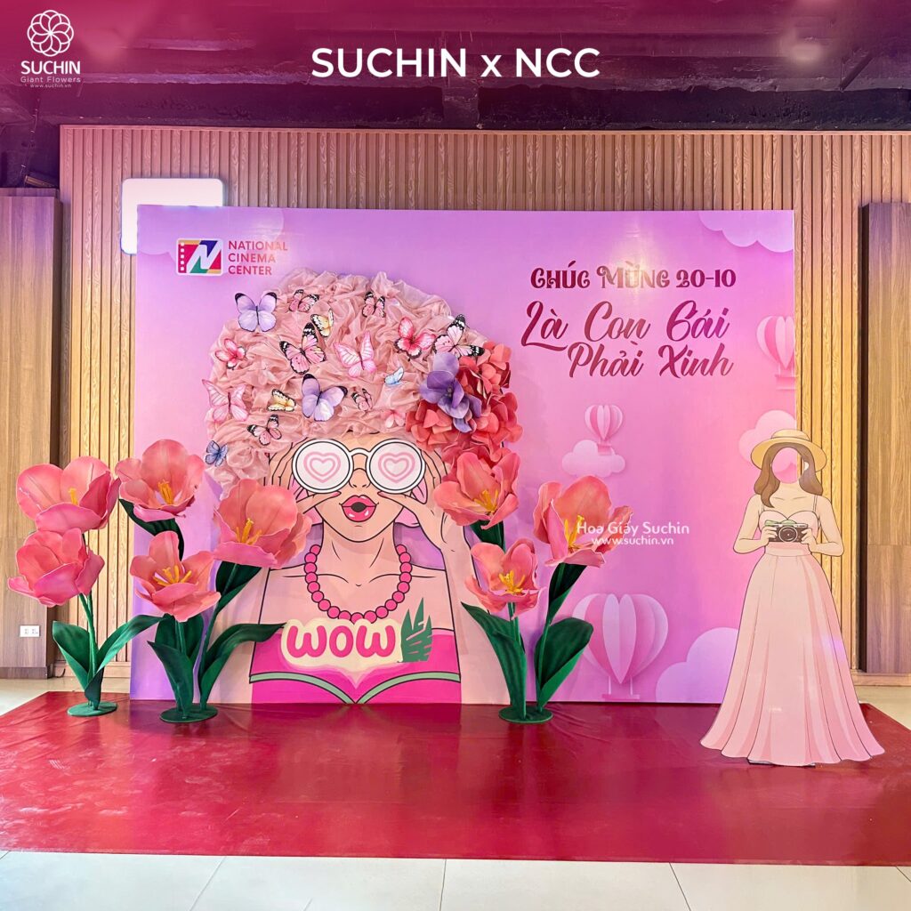 Trang trí sự kiện ngày 8/3 cho công ty