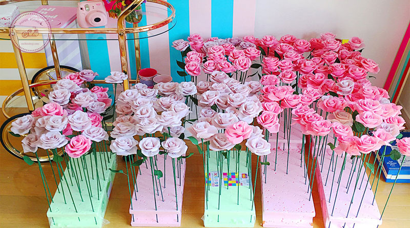 Quà tặng hoa giấy ngày 20-10 Suchin shop Hà Nội