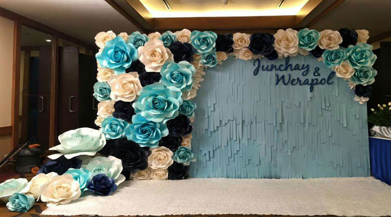 Làm backdrop đám cưới hoa giấy đẹp nhất bạn nên xem