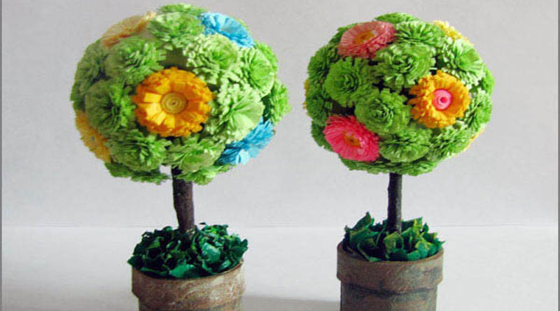 Mẫu hoa giấy xanh mát khởi động ngày mới thật tích cực