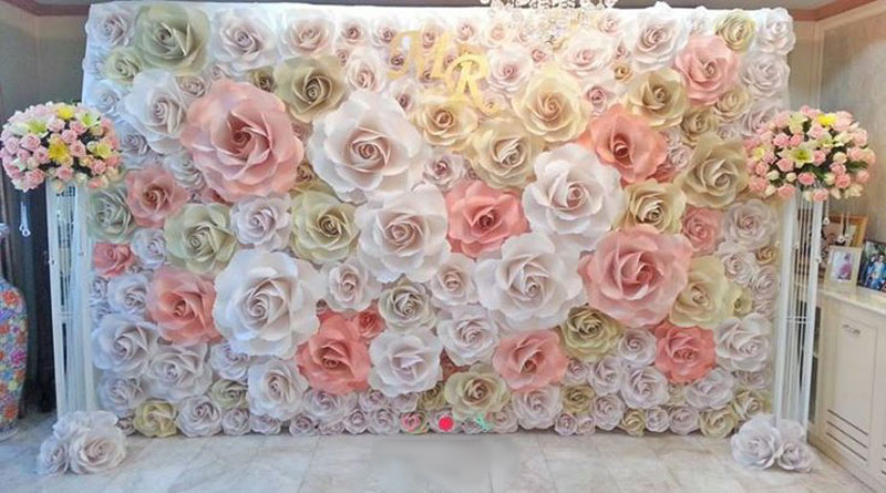 Những yếu tố cần thiết để làm backdrop hoa giấy hoàn hảo nhất