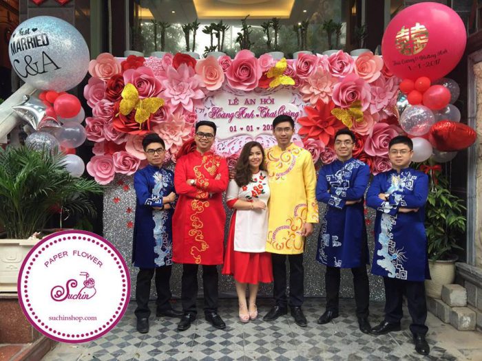 những mẫu bakdrop hoa giấy hn những mẫu backdrop hoa giấy hn