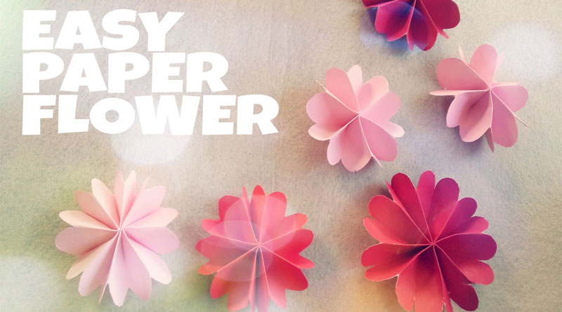 Các mẫu hoa giấy để trang trí cực đẹp