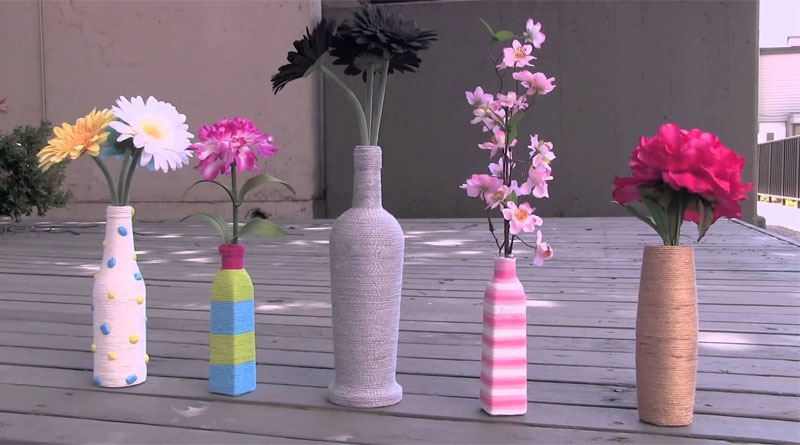 Mẹo làm giỏ hoa từ dây thừng cực dễ