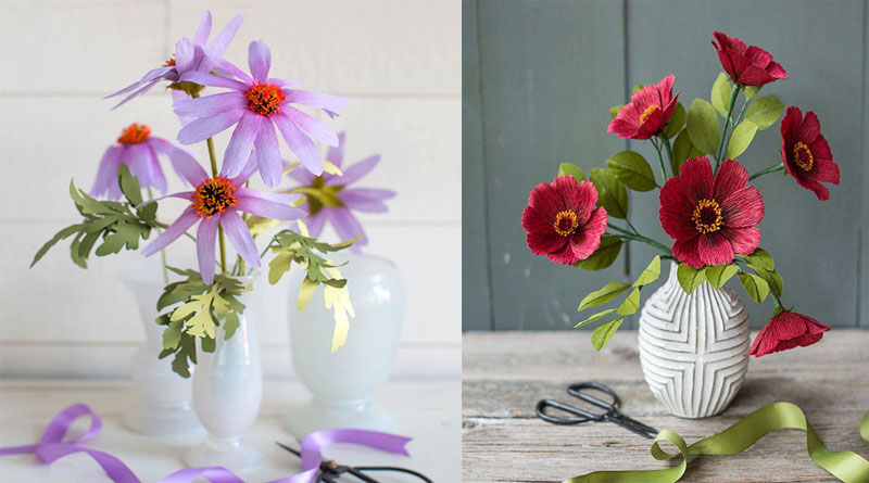 Dạy làm hoa giấy nghệ thuật đơn giản