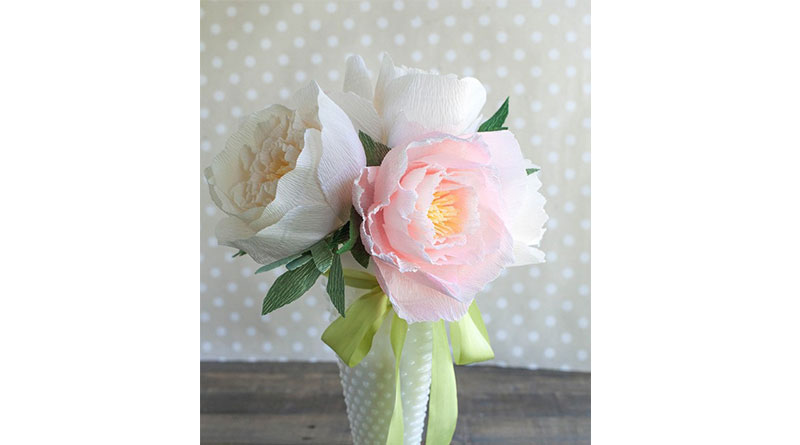 Dạy làm hoa giấy nhún siêu đơn giản