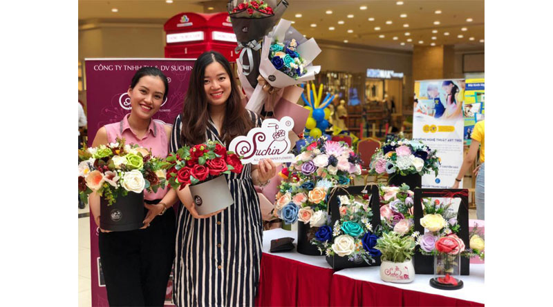 Mẫu hoa giấy đẹp tại Trường Chinh