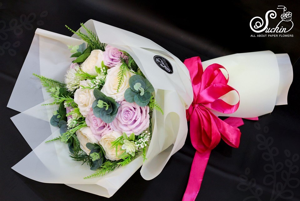 Lớp Hướng dẫn bó hoa giấy chuyên nghiệp tại Hà Nội