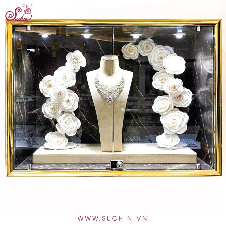 Mẫu hoa decor trang sức DOJI