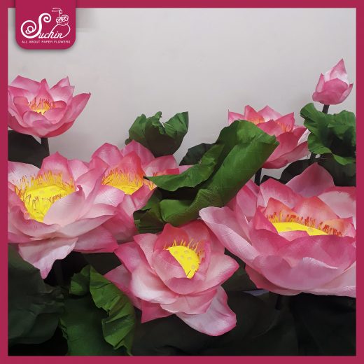 Hoa sen trang trí sân khấu