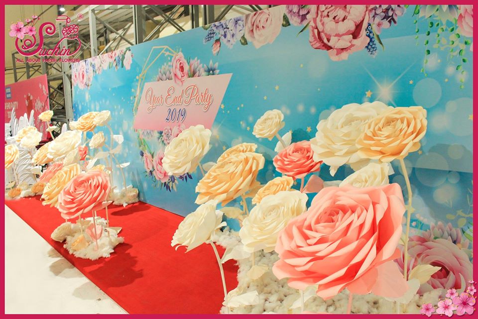 Backdrop tiệc cuối năm NITORI