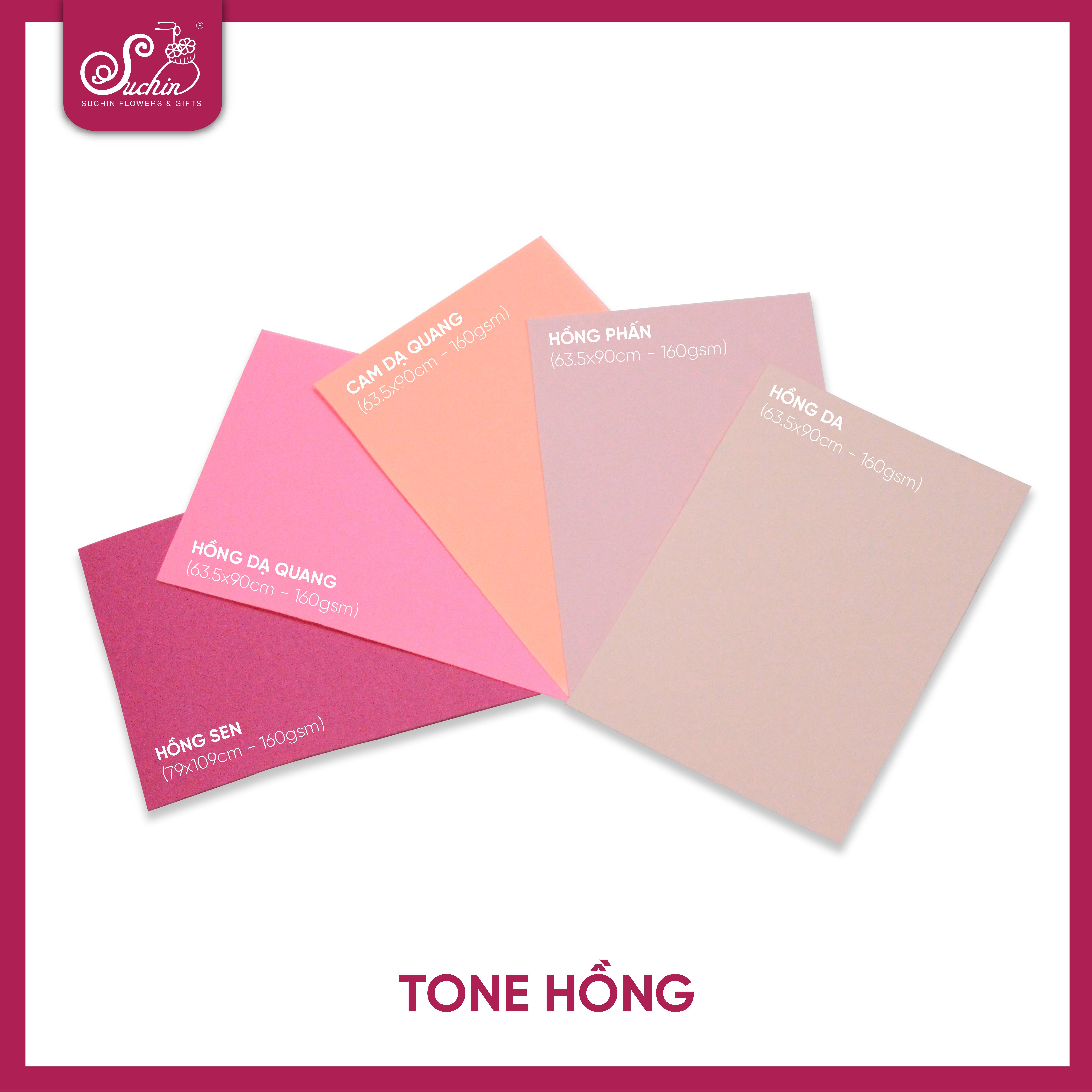 Giấy mỹ thuật tone hồng