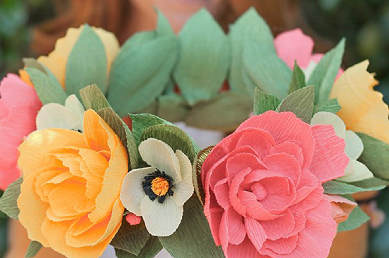 MỘT SỐ IDEA HOA GIẤY ĐỘI ĐẦU NÀNG THƠ NỮ TÍNH