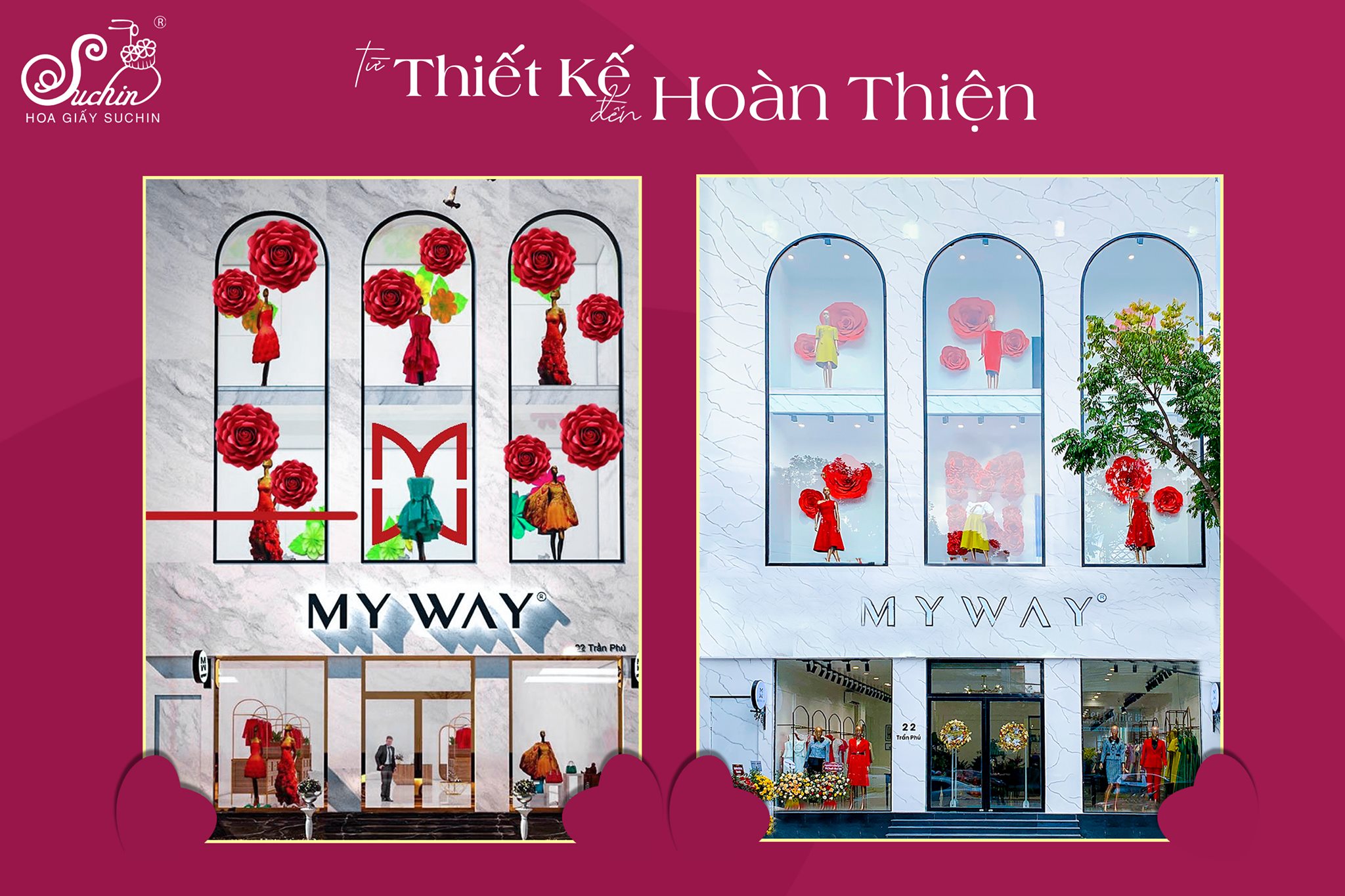 Ý tưởng trang trí show window cho cửa hàng quần áo