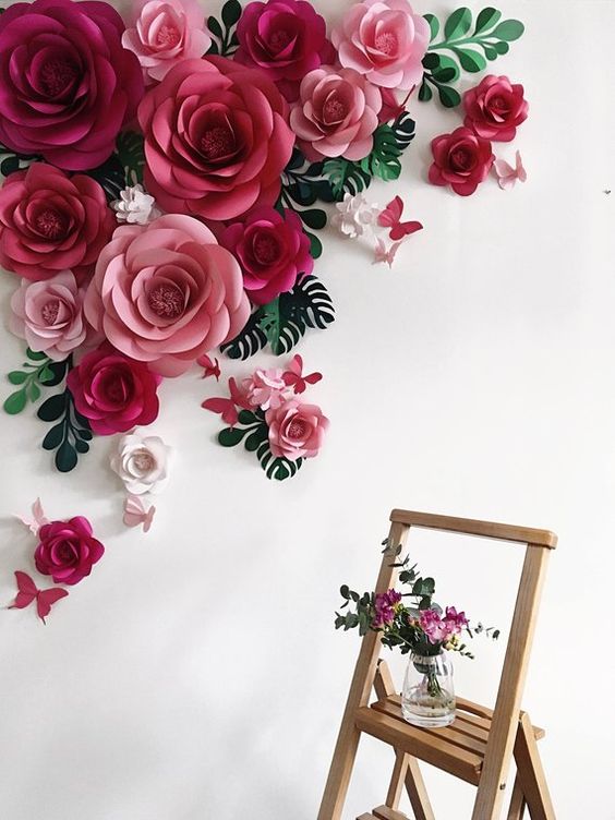 Cùng cụm hoa giấy trang trí “hô biến” căn nhà của bạn thêm xinh