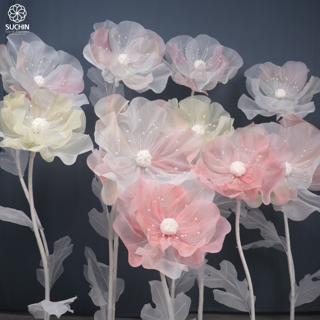 Trang trí sự kiện với hoa vải – Ý tưởng tạo nên điểm nhấn khó phai