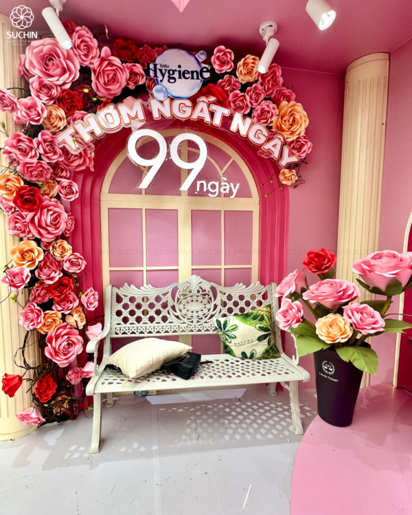 backdrop hoa khổng lồ