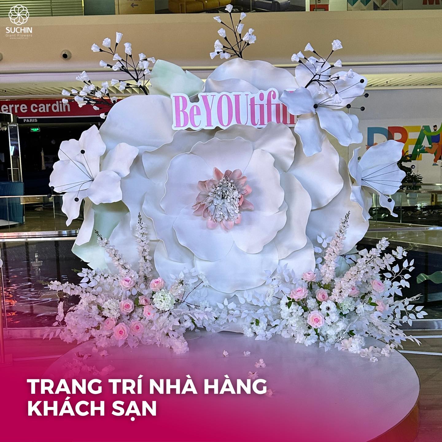 Vì sao hoa khổng lồ luôn là sự lựa chọn hoàn hảo trong trang trí?