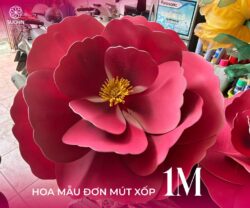 hoa mẫu đơn mút xốp