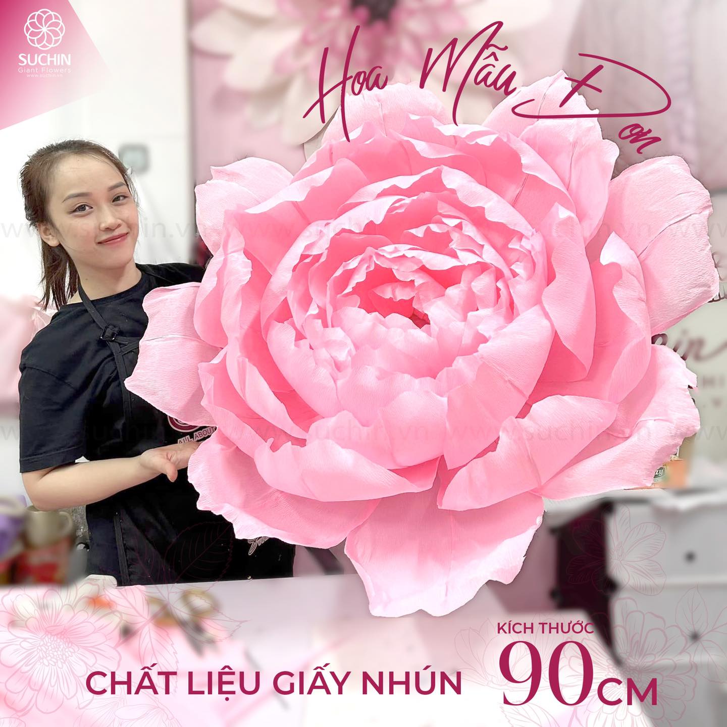 BST các mẫu HOA KHỔNG LỒ “độc nhất vô nhị” tại Hoa giấy Suchin