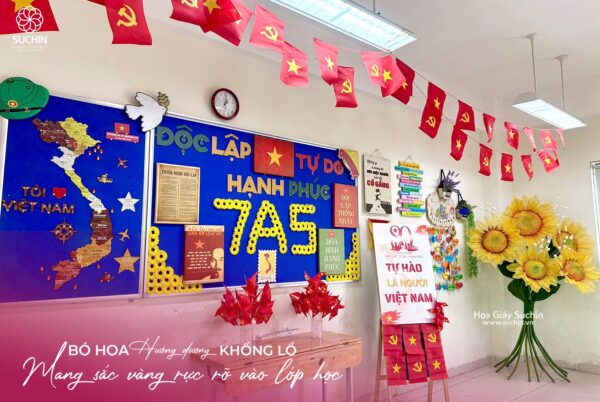 Bó hoa hướng dương khổng lồ