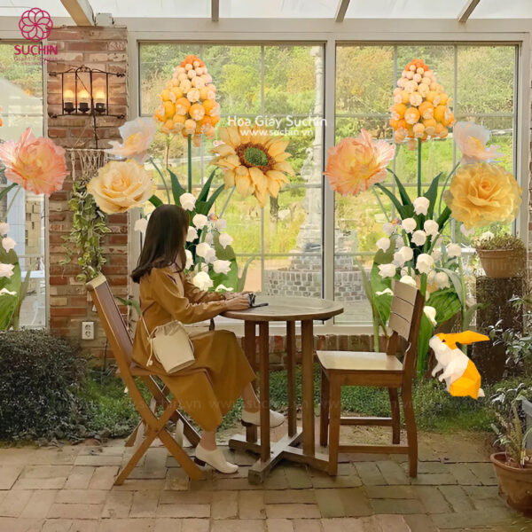Hoa khổng lồ có tái sử dụng được không