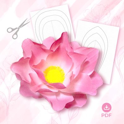 MẪU HOA SEN – GIẤY NHÚN