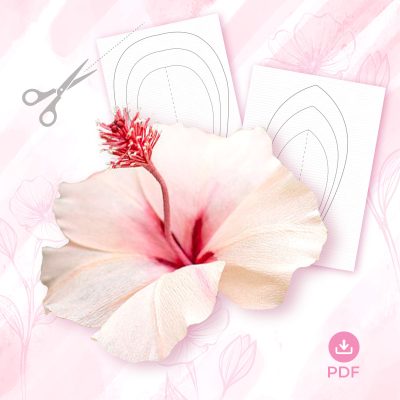 MẪU HOA DÂM BỤT – GIẤY NHÚN