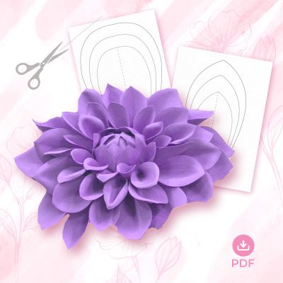MẪU HOA THƯỢC DƯỢC – XỐP EVA