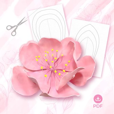 MẪU HOA ĐÀO – XỐP EVA