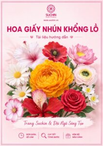 Sách Hướng dẫn Hoa Khổng Lồ – Giấy Nhún (Crepe)