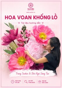 Sách Hướng dẫn Hoa Khổng Lồ – Vải Voan / Organza