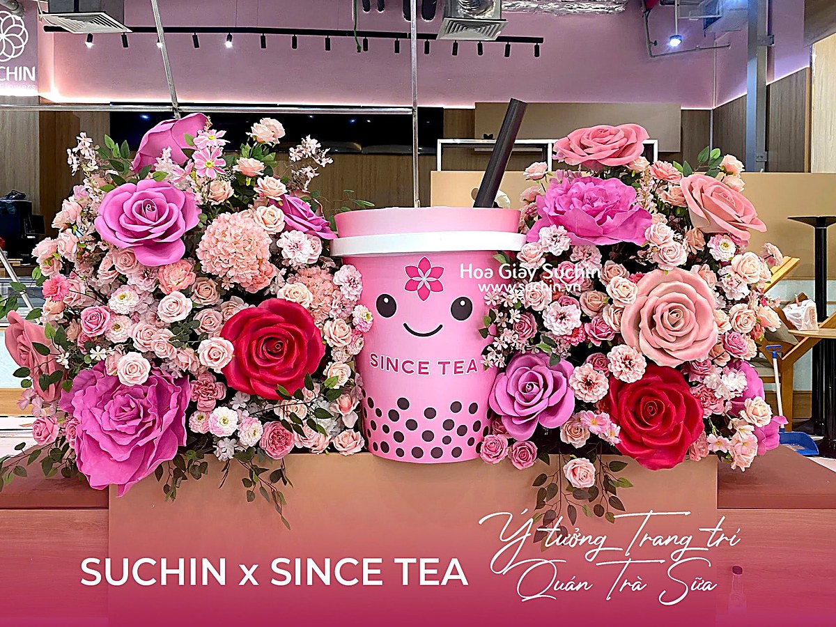 Dự án trang trí sự kiện hoa khổng lồ Suchin 1